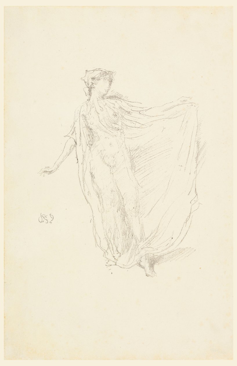 Den dansende pige, 1890 af James Abbott McNeill Whistler