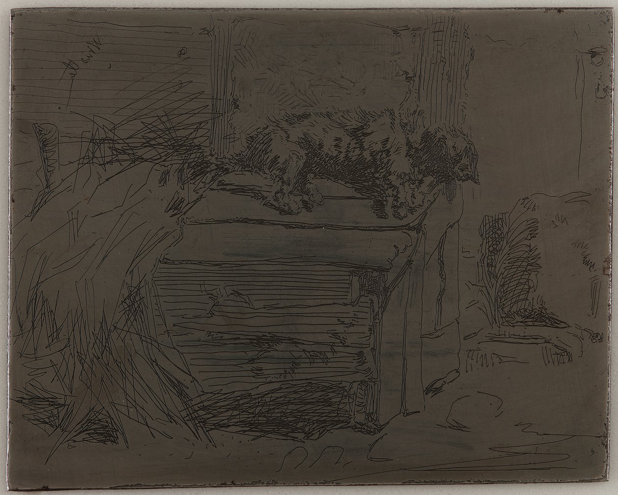 Hunden på kennelen af James Abbott McNeill Whistler