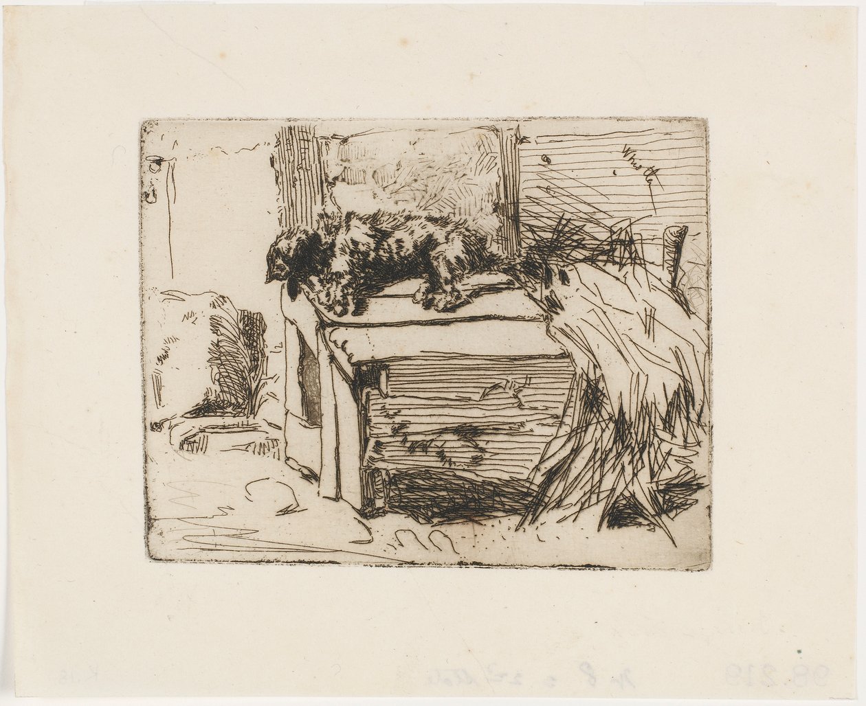 Hunden på kennelen af James Abbott McNeill Whistler