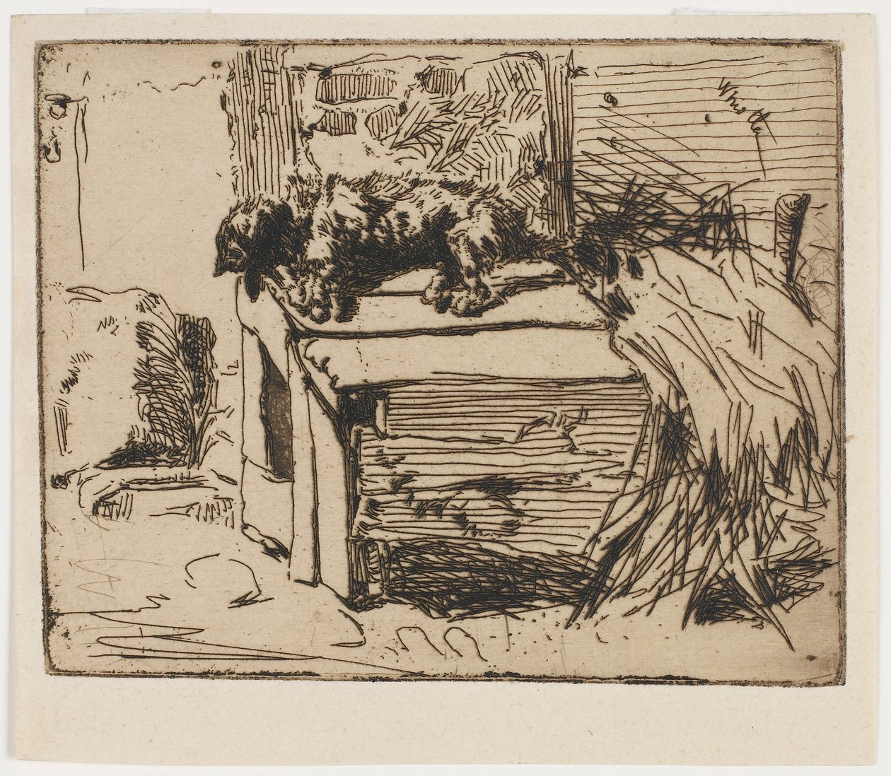 Hunden på kennelen af James Abbott McNeill Whistler