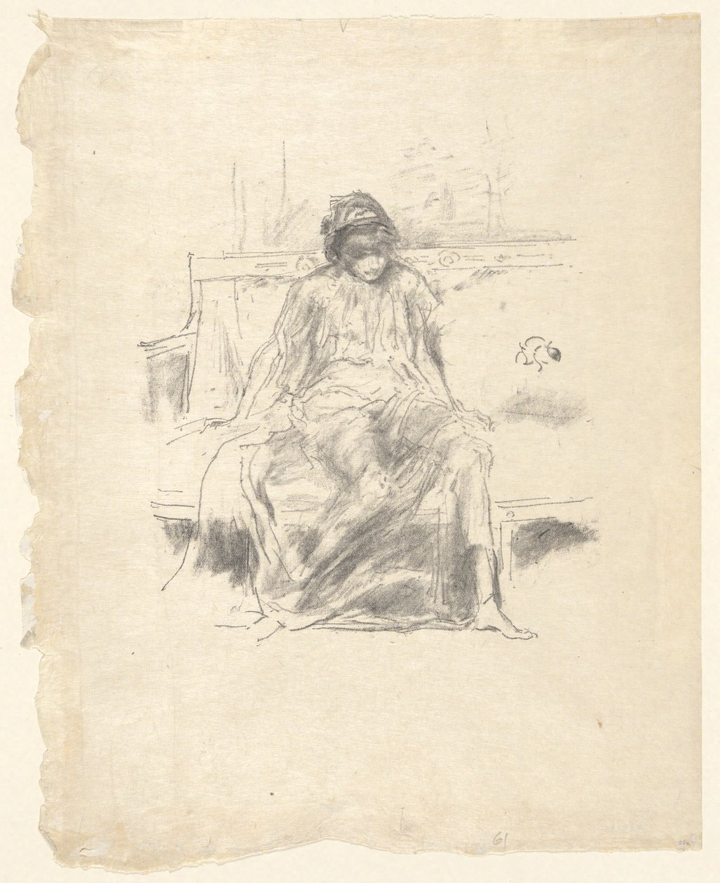 Den draperede figur siddende af James Abbott McNeill Whistler