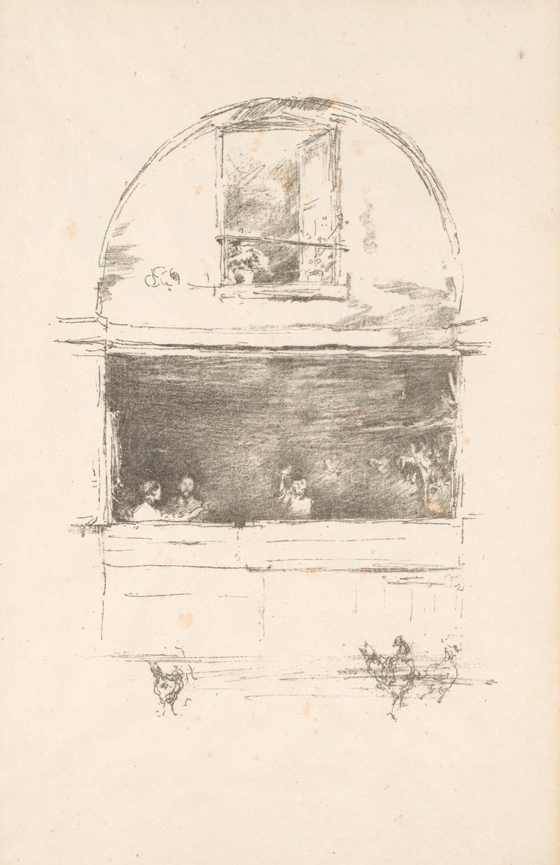 Smeden, passage du drage af James Abbott McNeill Whistler