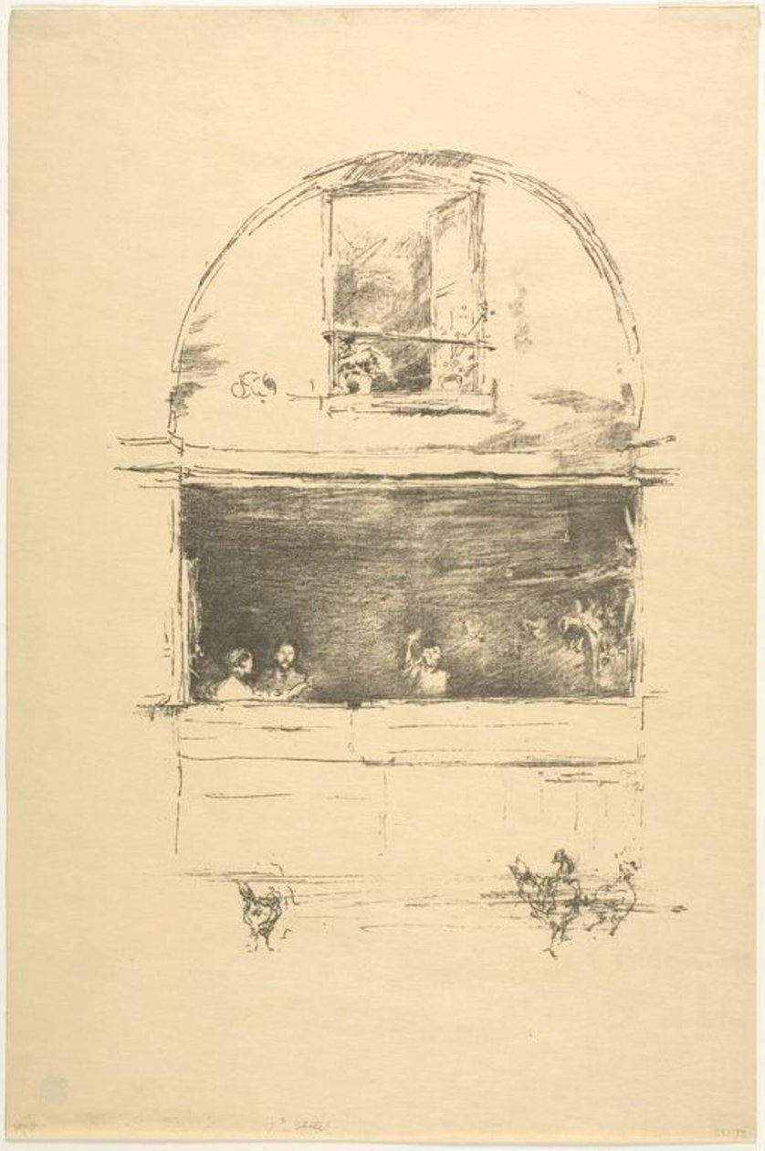 Smedjen, Passage du Dragon af James Abbott McNeill Whistler