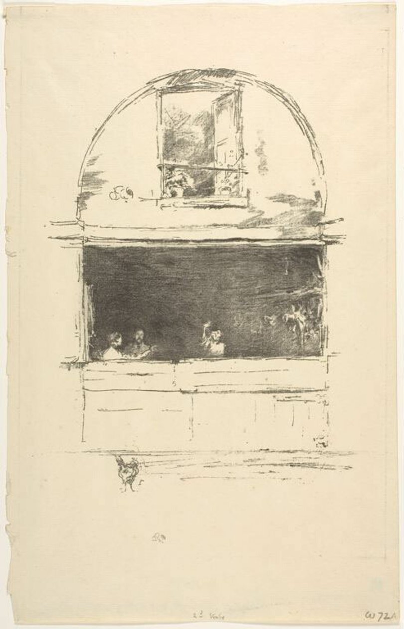 Smedjen, Passage du Dragon af James McNeill Whistler