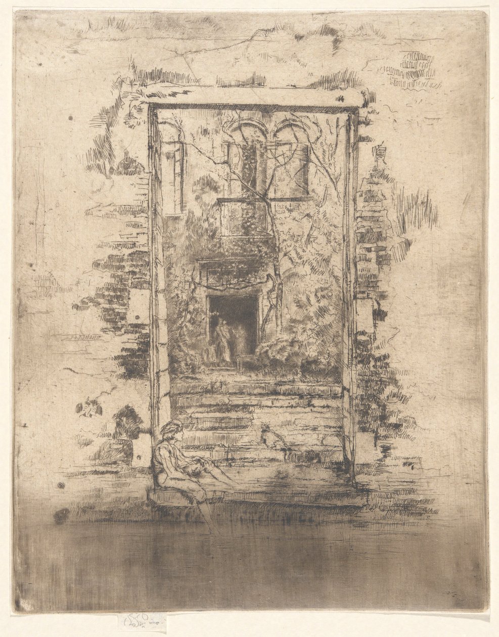 Haven, fra det andet Venedig-sæt (et sæt af seksogtyve raderinger) af James Abbott McNeill Whistler
