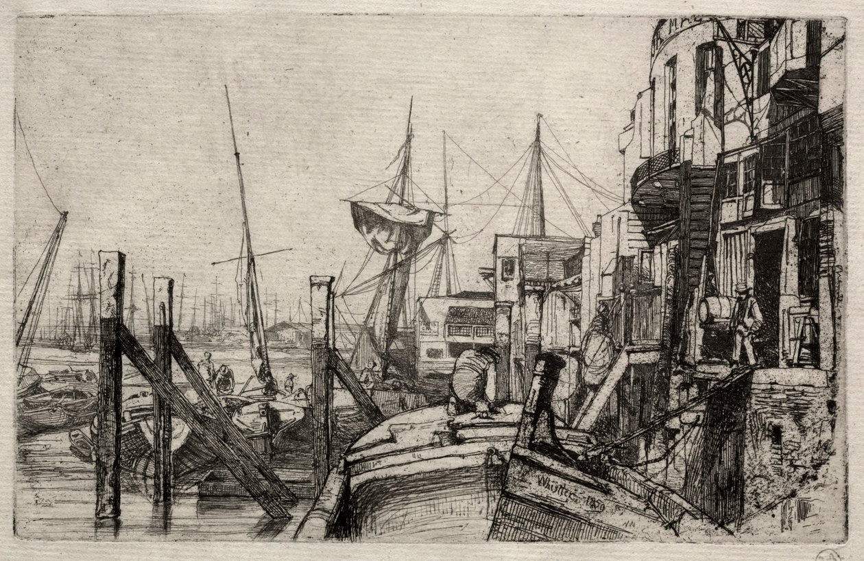The Limehouse af James McNeill Whistler