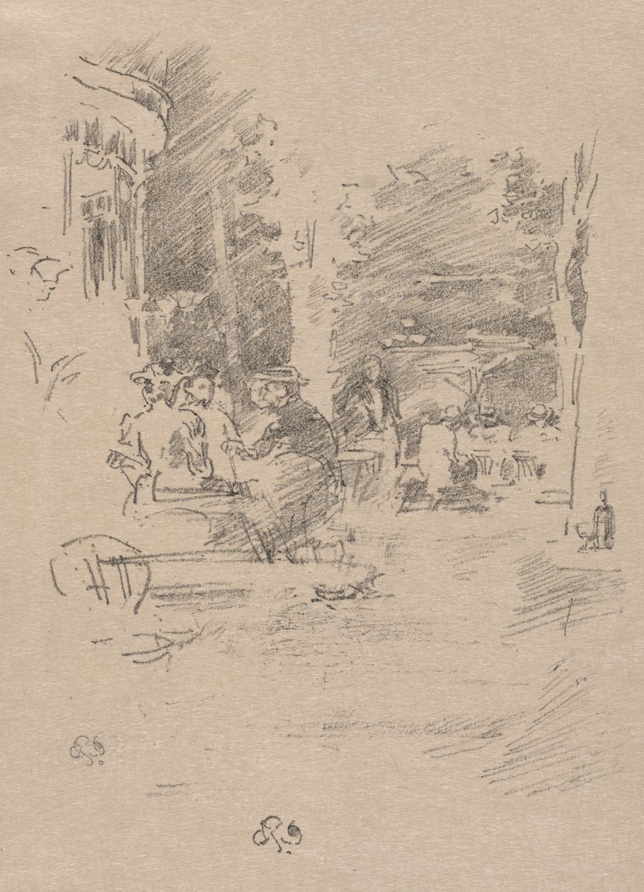 The Little Café au Bois af James McNeill Whistler