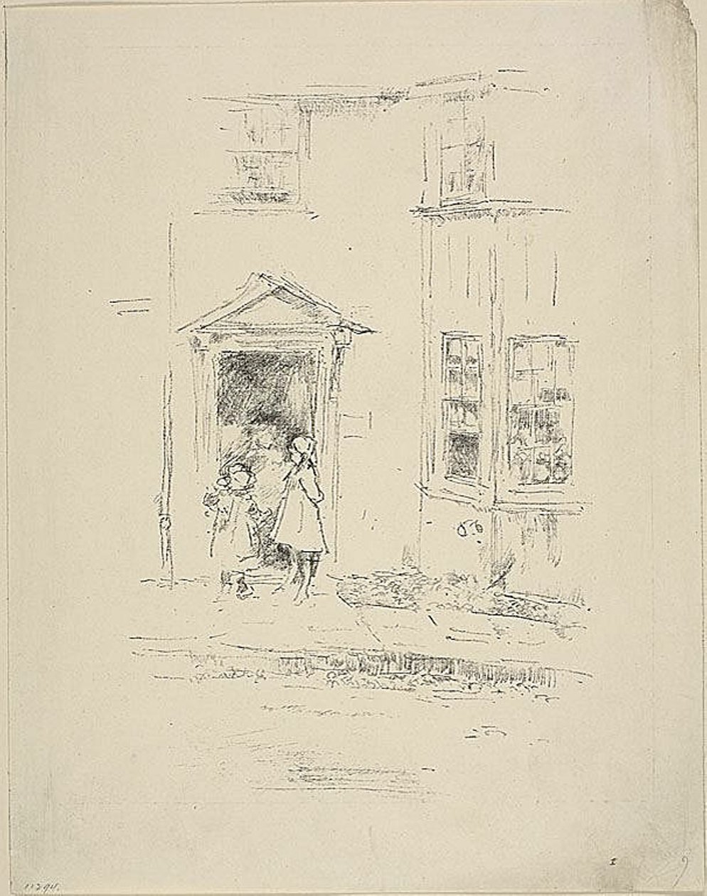 Den lille døråbning, Lyme Regis af James Abbott McNeill Whistler