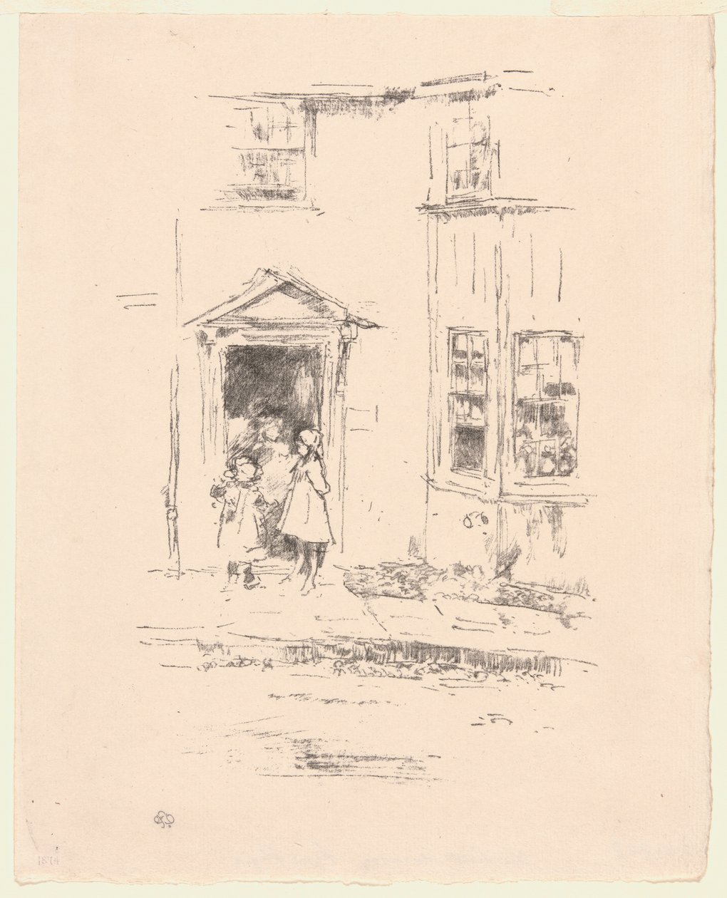 Den lille døråbning, Lyme Regis af James Abbott McNeill Whistler