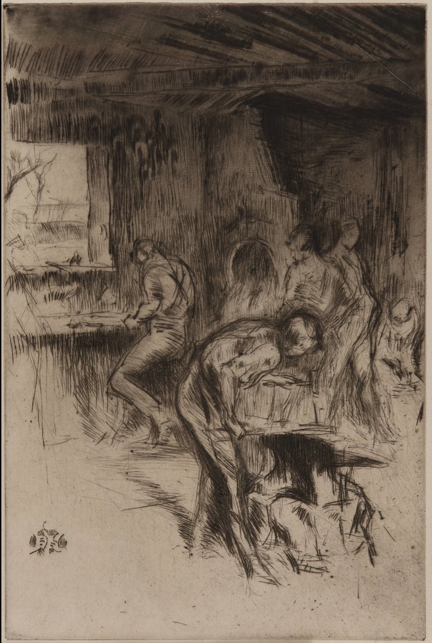 Den Lille Smedje, Liverpool af James Abbott McNeill Whistler