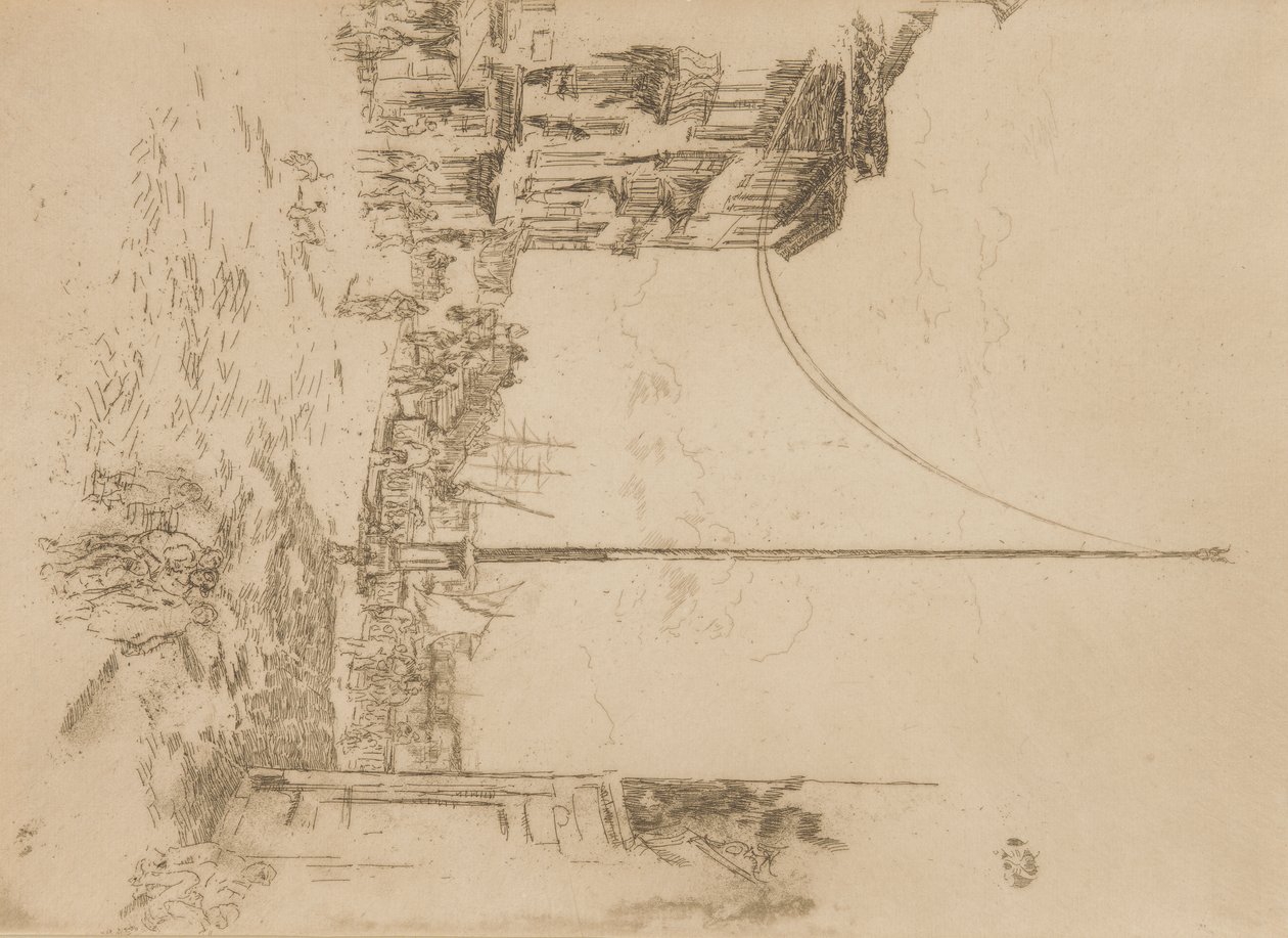 Den lille mast af James Abbott McNeill Whistler