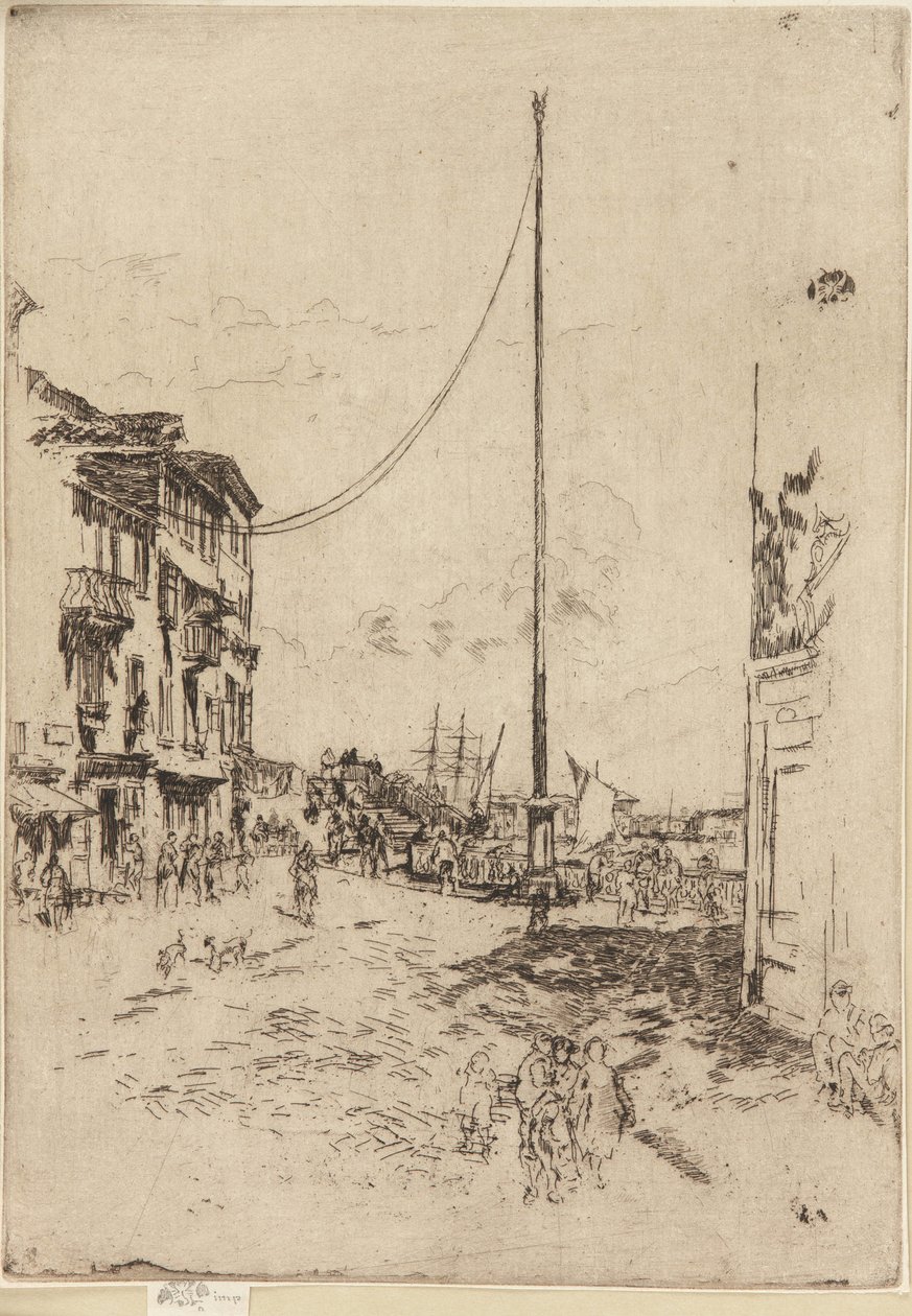 Den lille mast af James Abbott McNeill Whistler