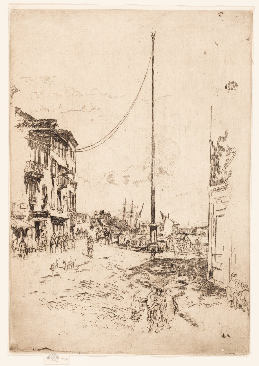 Den lille mast af James Abbott McNeill Whistler