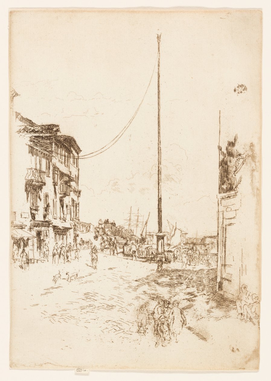 Den lille mast af James Abbott McNeill Whistler