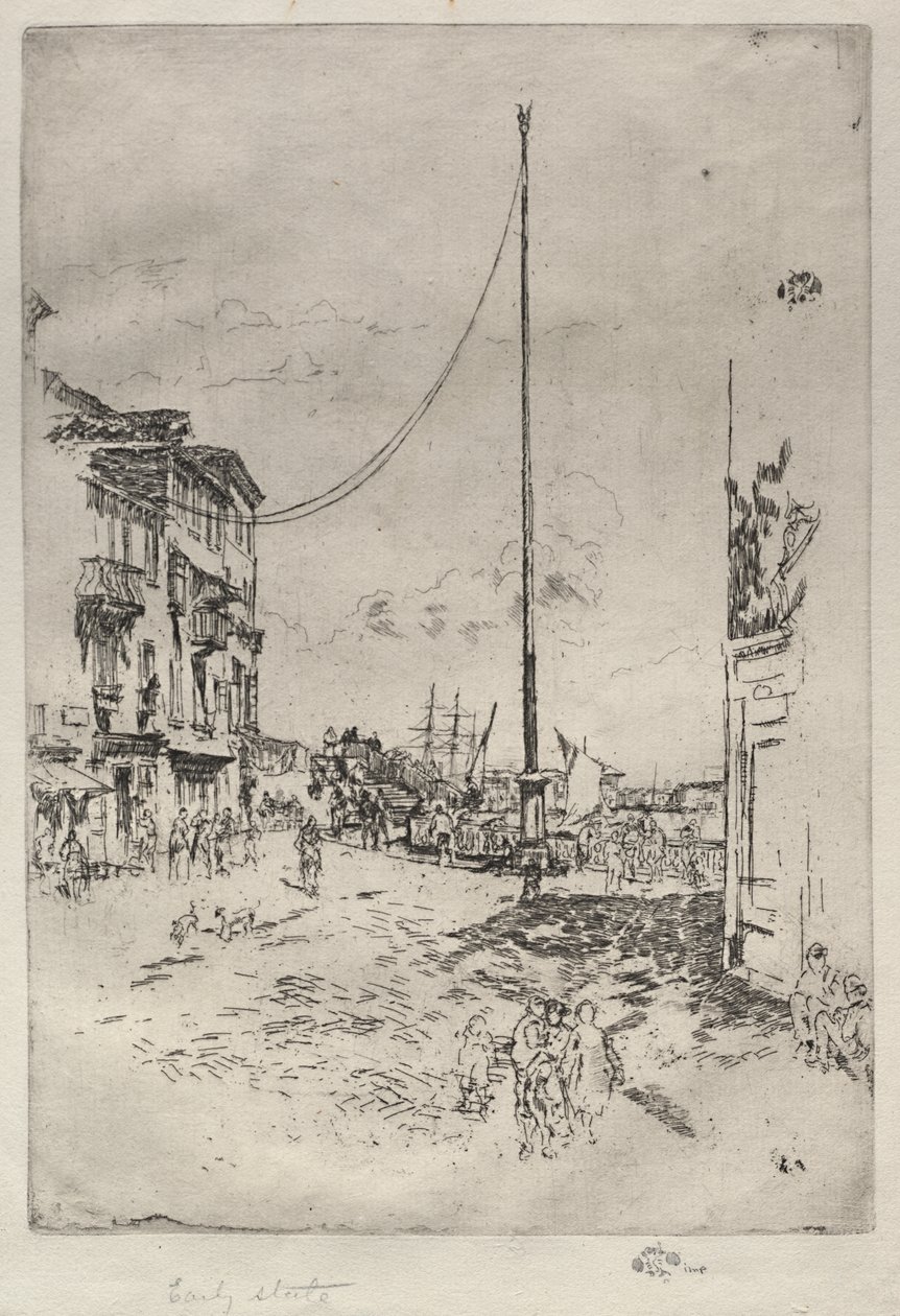 Den lille mast af James McNeill Whistler