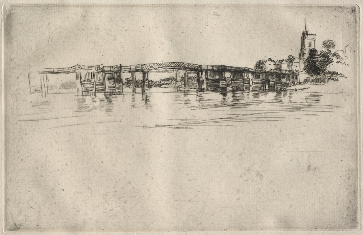 The Little Putney nr. 1 af James McNeill Whistler