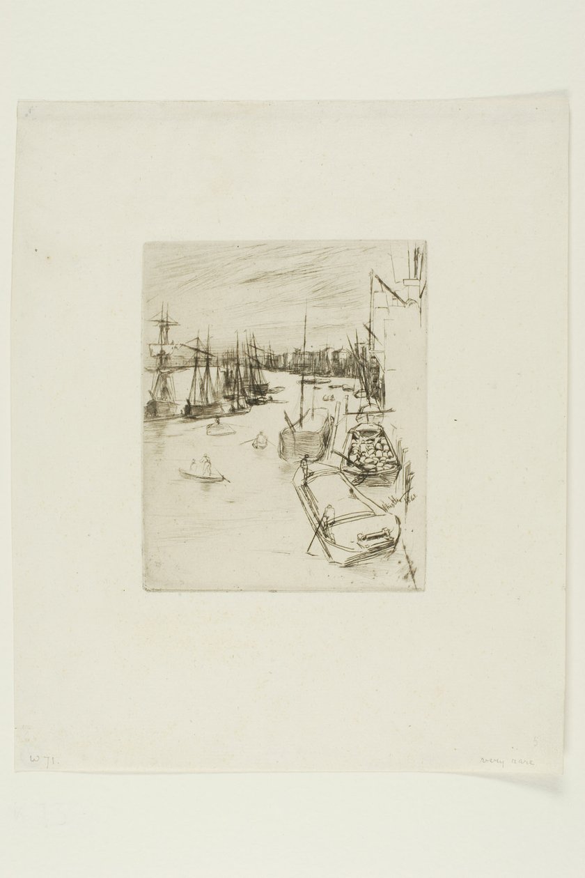 Den lille Rotherhithe af James Abbott McNeill Whistler