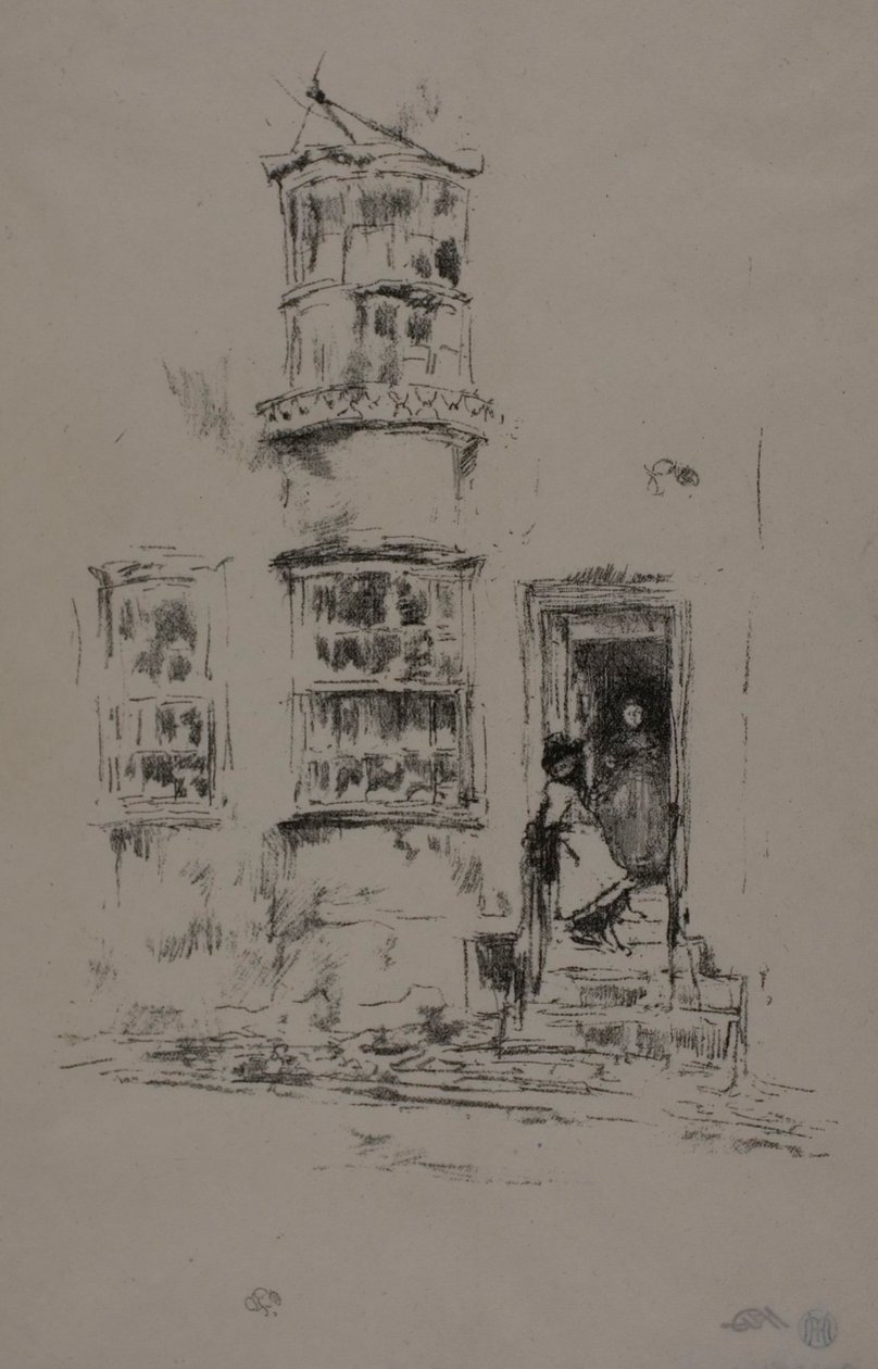 De små trin, Lyme Regis af James Abbott McNeill Whistler