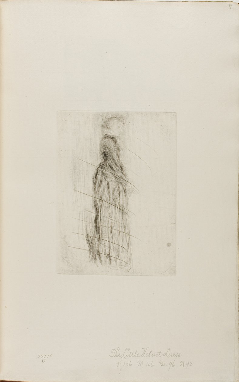 Den Lille Fløjlskjole af James Abbott McNeill Whistler