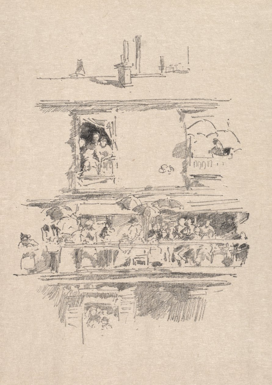 Den lange altan af James McNeill Whistler