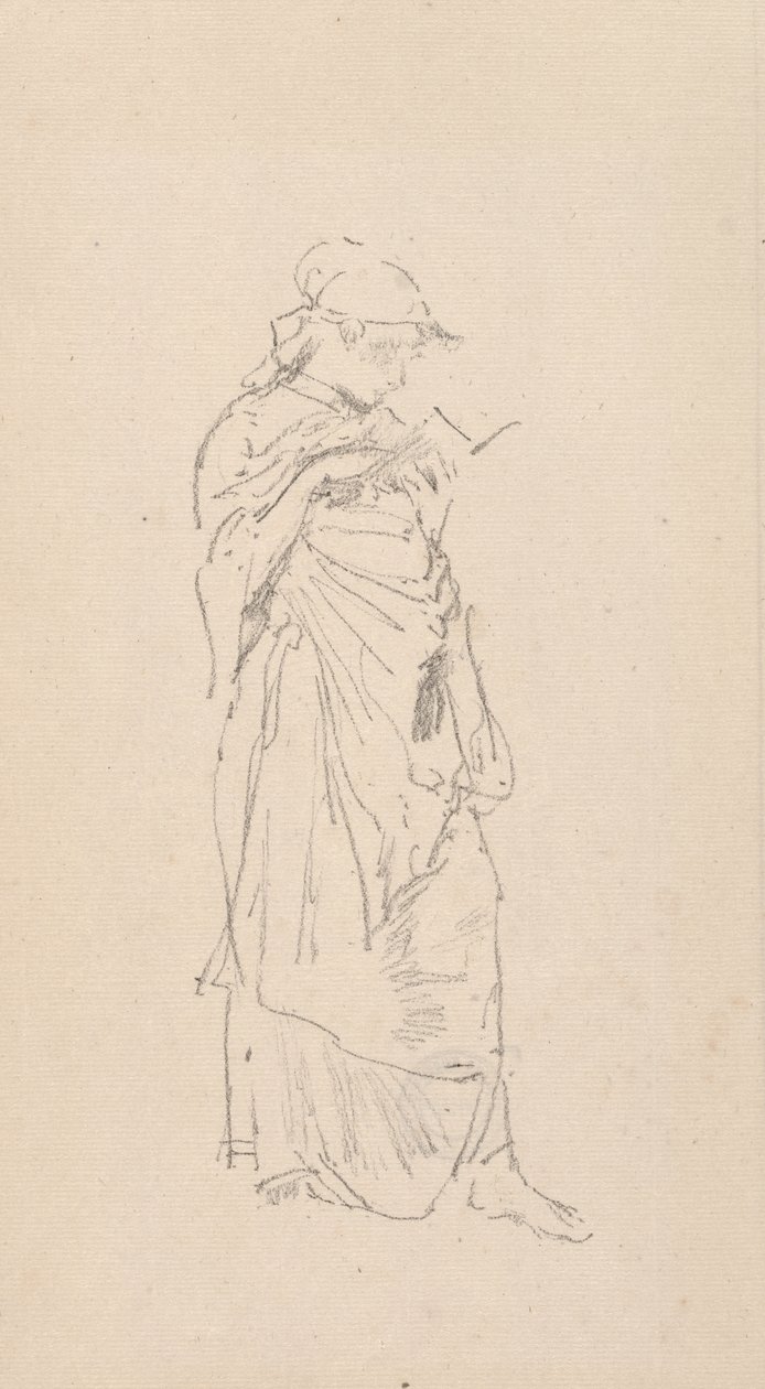 Romanen - læsende pige af James McNeill Whistler