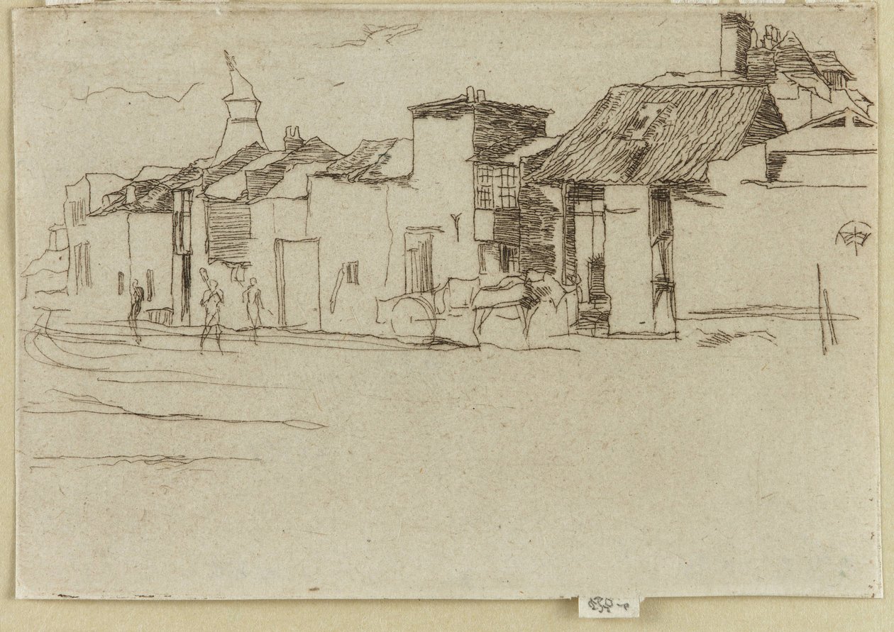 The Old Swan Brewery, Chelsea af James Abbott McNeill Whistler