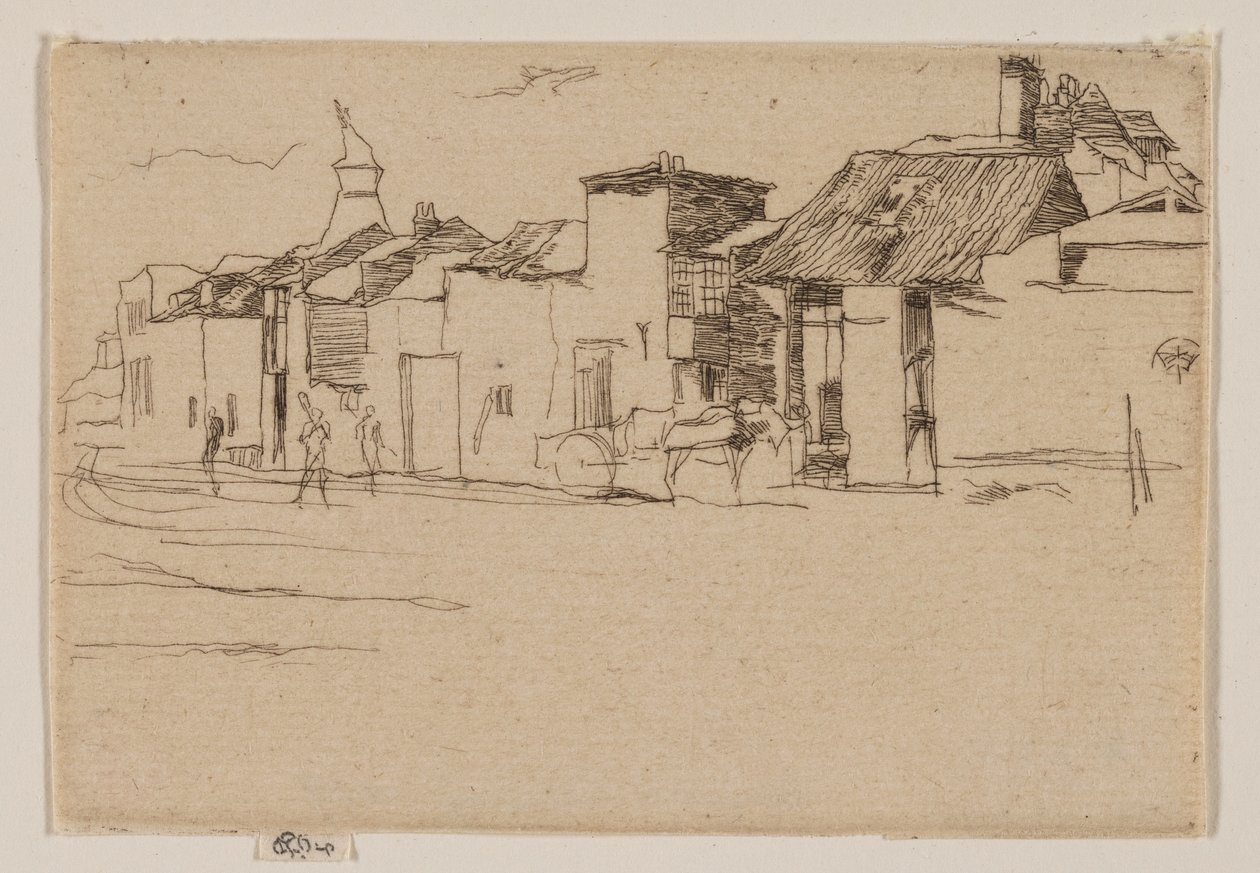 The Old Swan Brewery, Chelsea af James Abbott McNeill Whistler