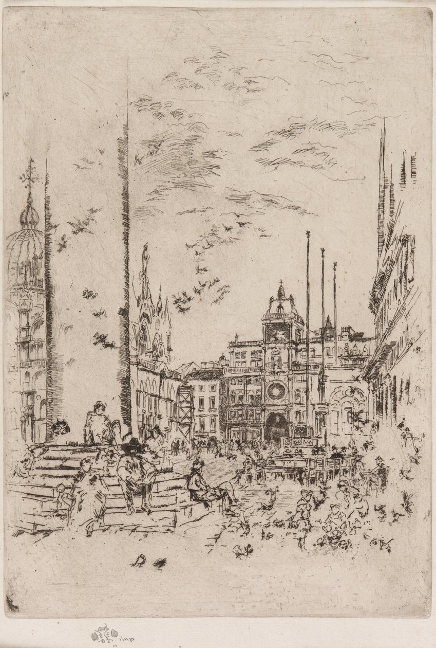 Piazzettaen af James Abbott McNeill Whistler