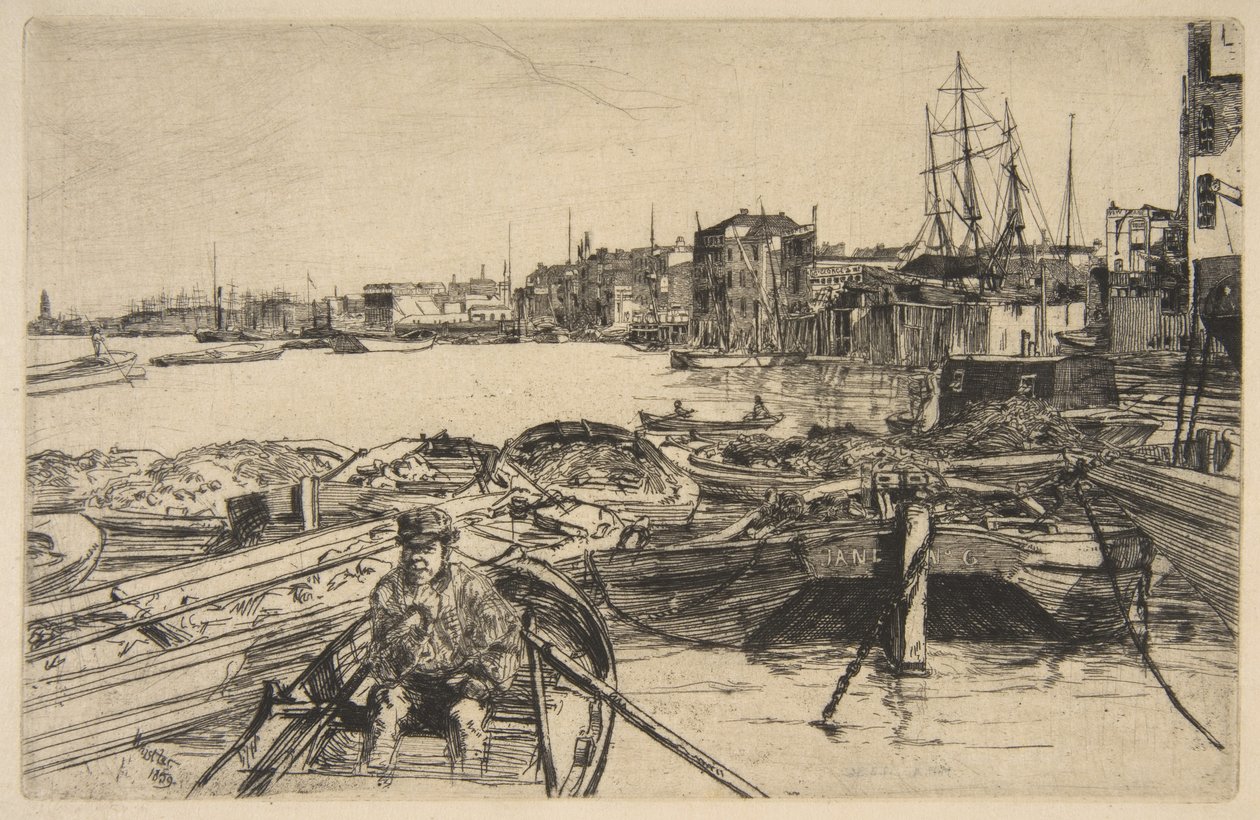 Dammen af James McNeill Whistler