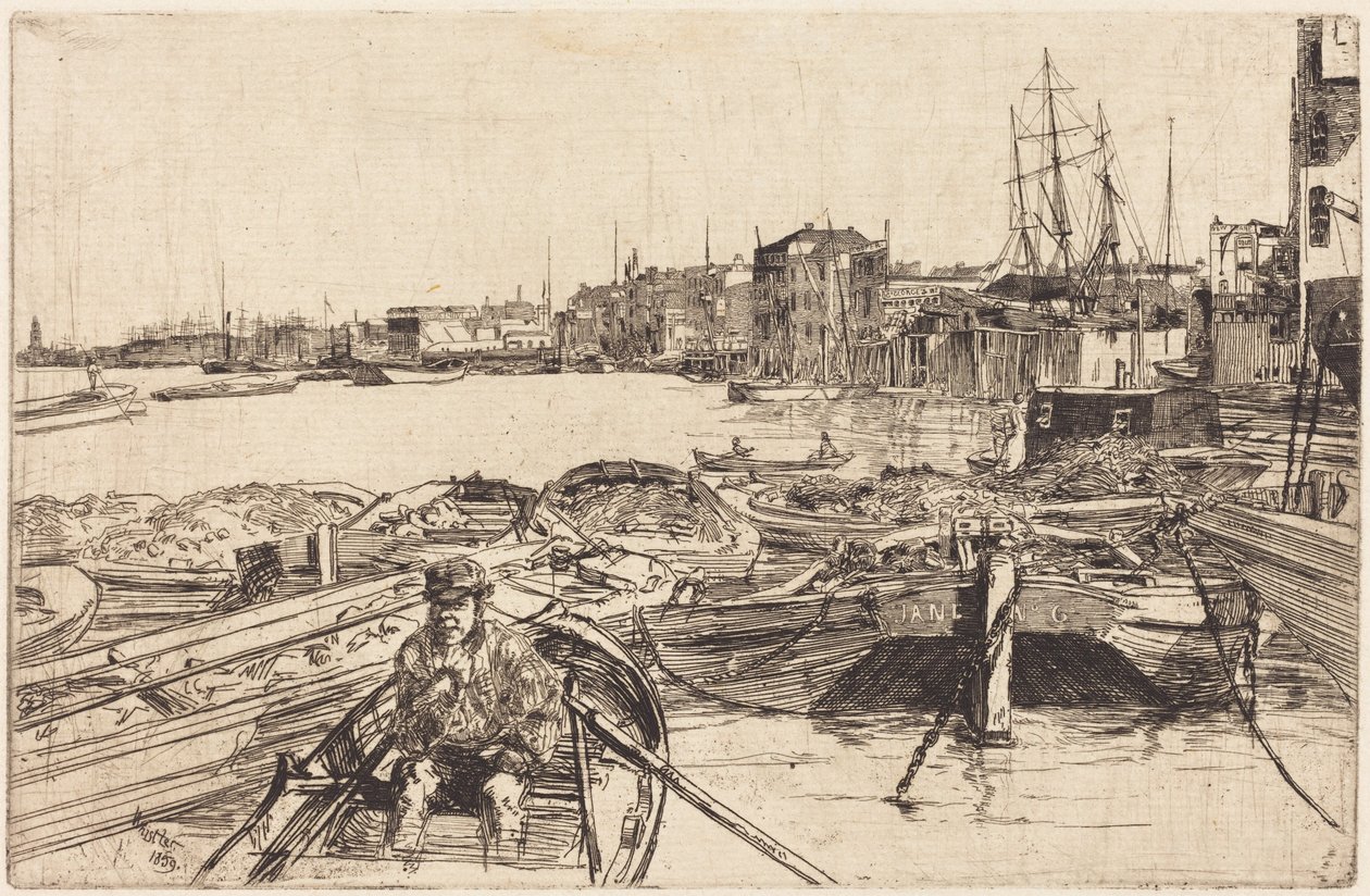 Dammen af James McNeill Whistler
