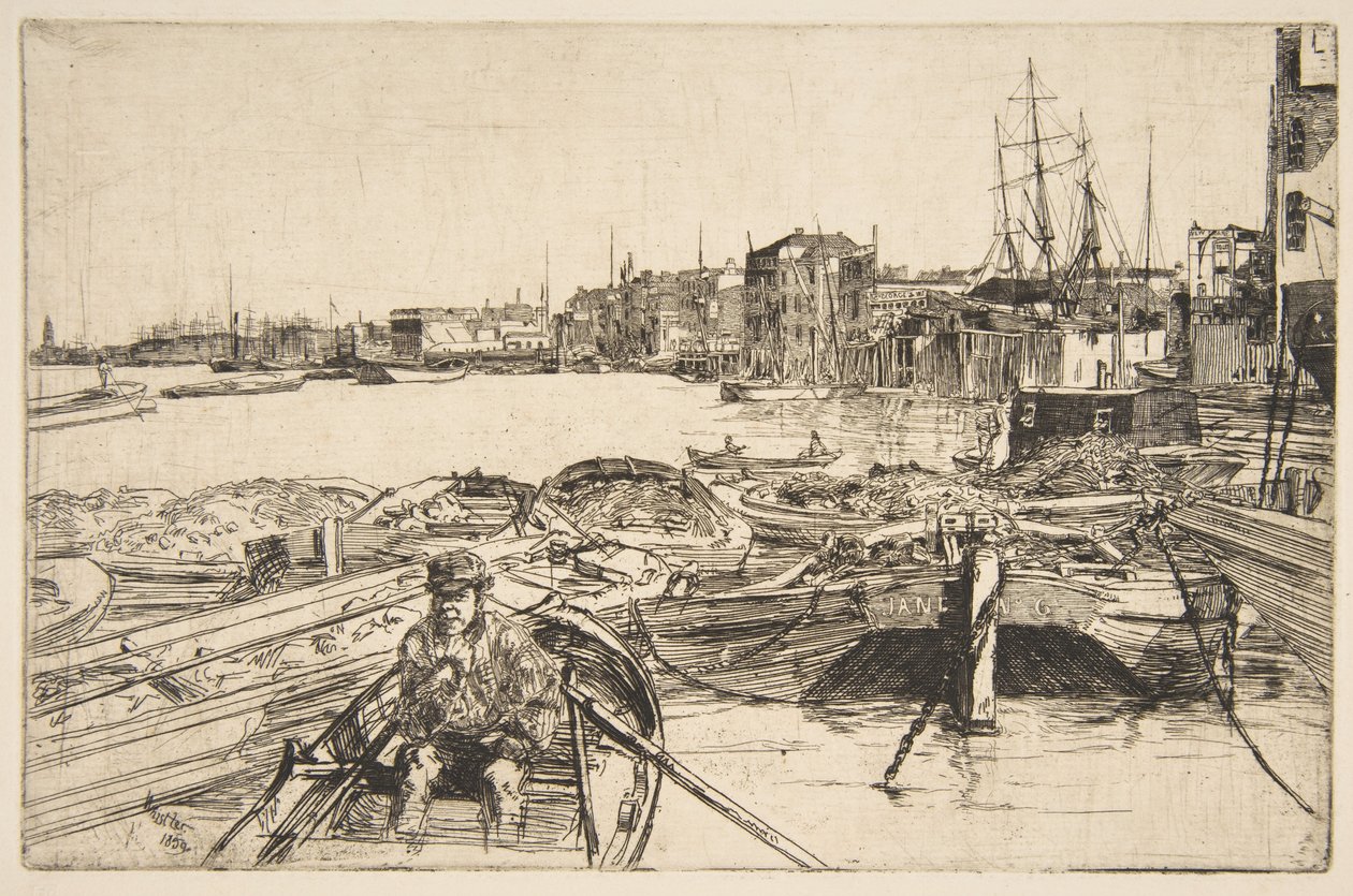 Dammen af James McNeill Whistler