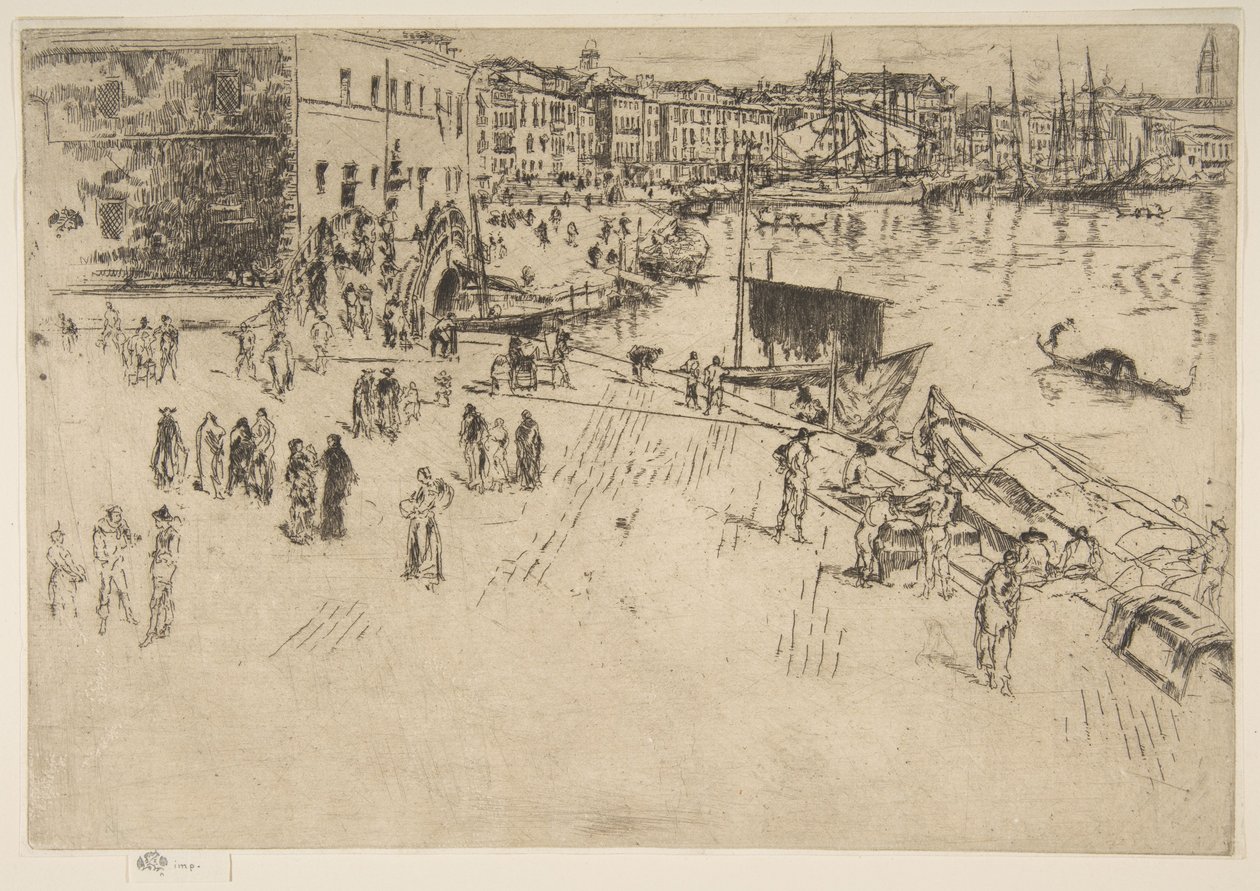Riva, nr. 1 af James McNeill Whistler