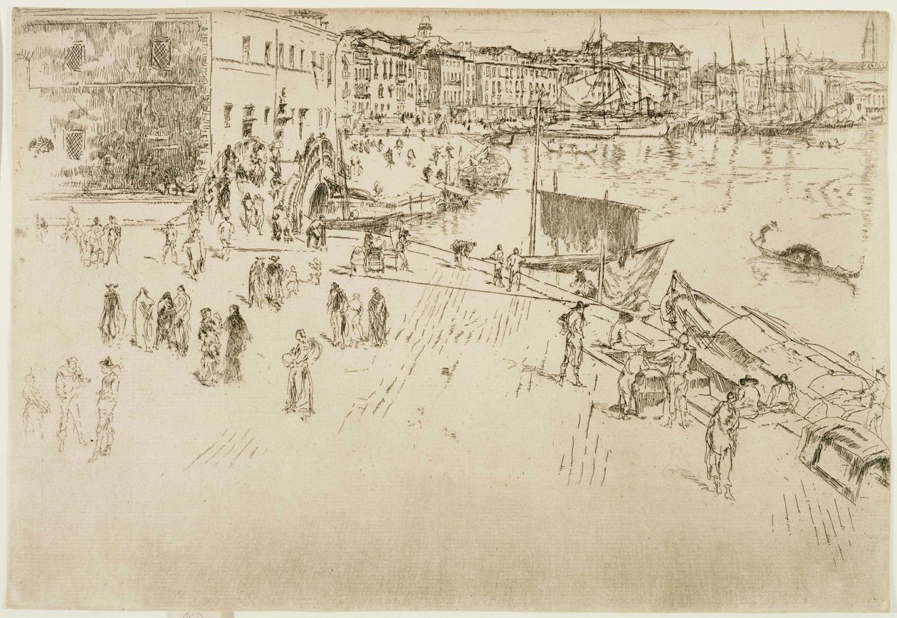 Riva, nr. 1 af James McNeill Whistler