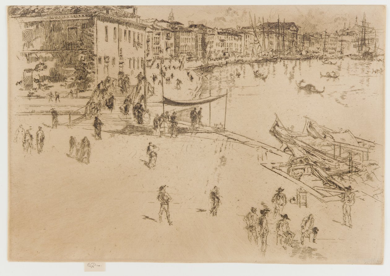 The Riva, nr. 2 af James Abbott McNeill Whistler