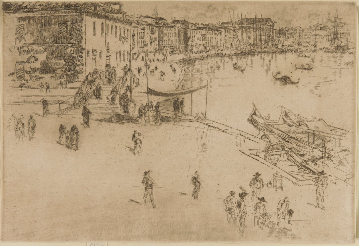 The Riva, nr. 2 af James Abbott McNeill Whistler