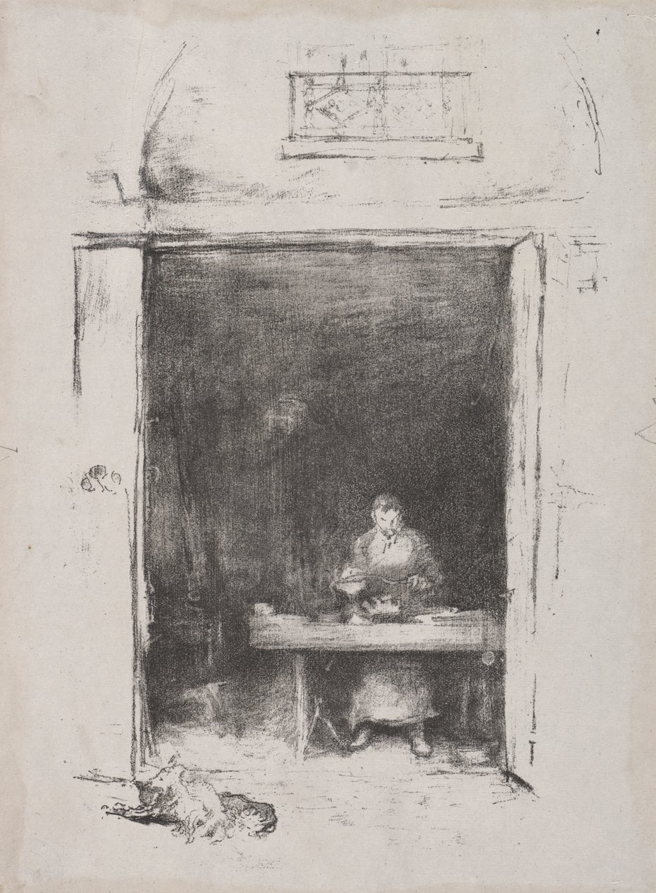 Smeden: Passage du Dragon af James McNeill Whistler