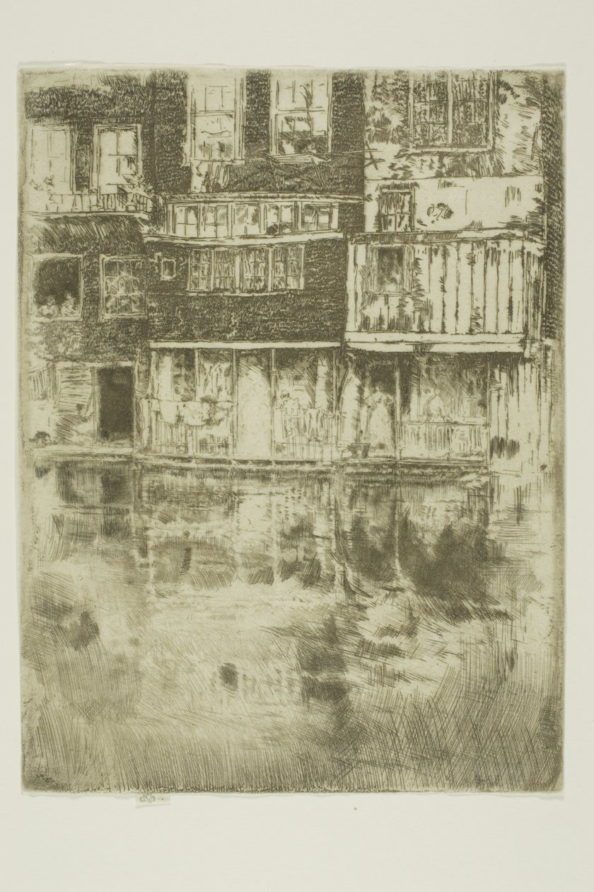 The Square House, Amsterdam af James Abbott McNeill Whistler