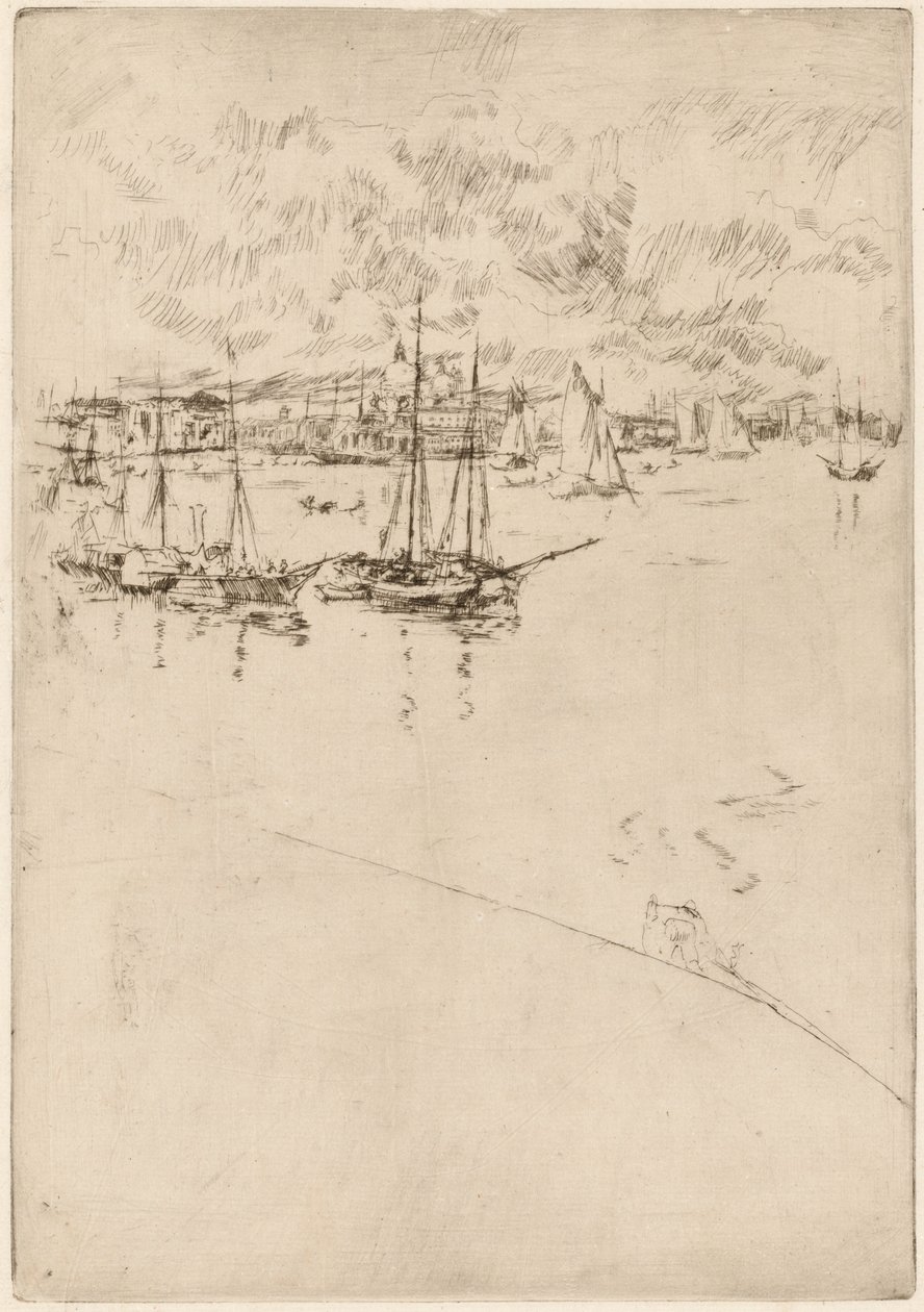 Dampbåden, Venedig af James Abbott McNeill Whistler