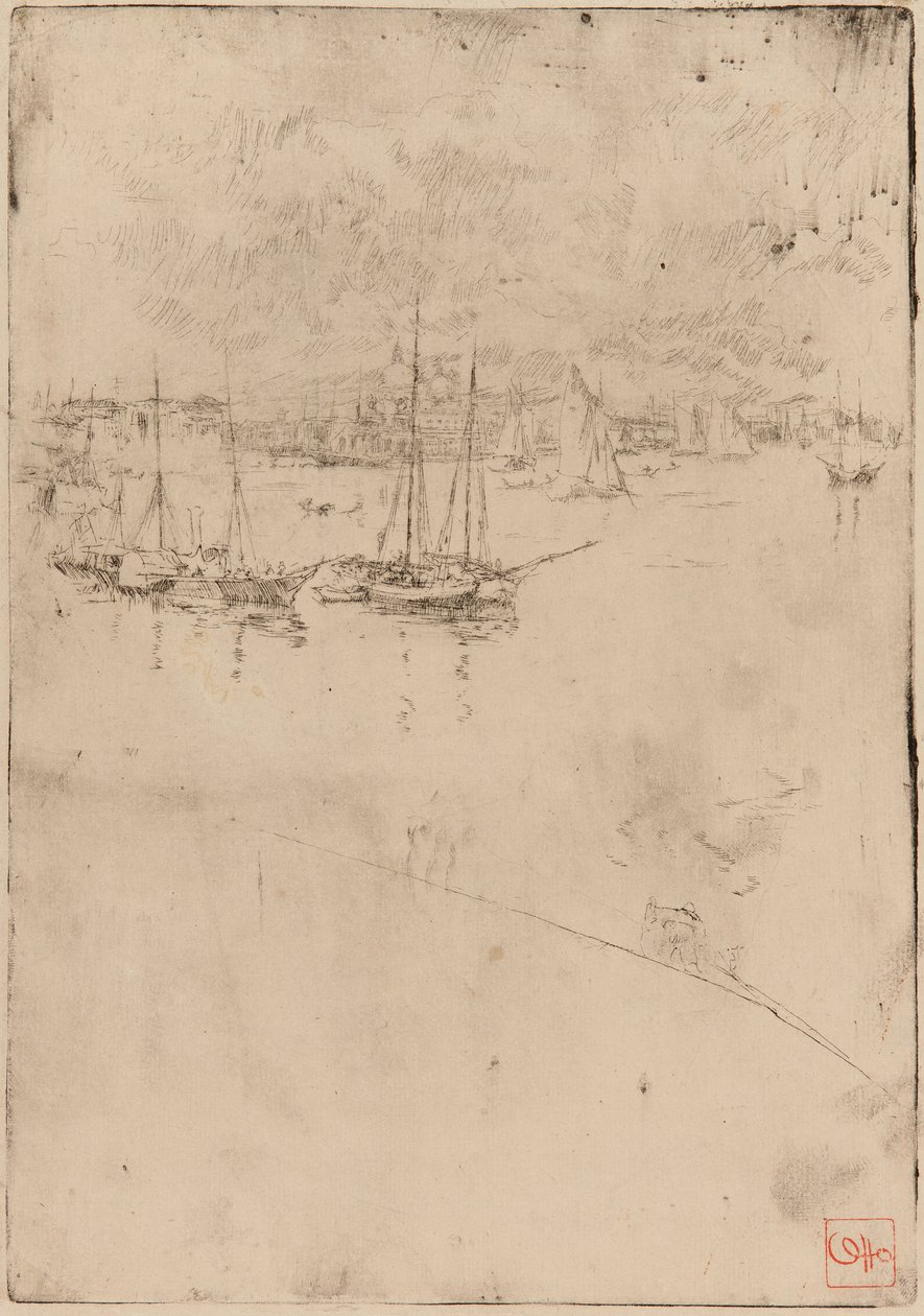 Dampbåden, Venedig af James Abbott McNeill Whistler