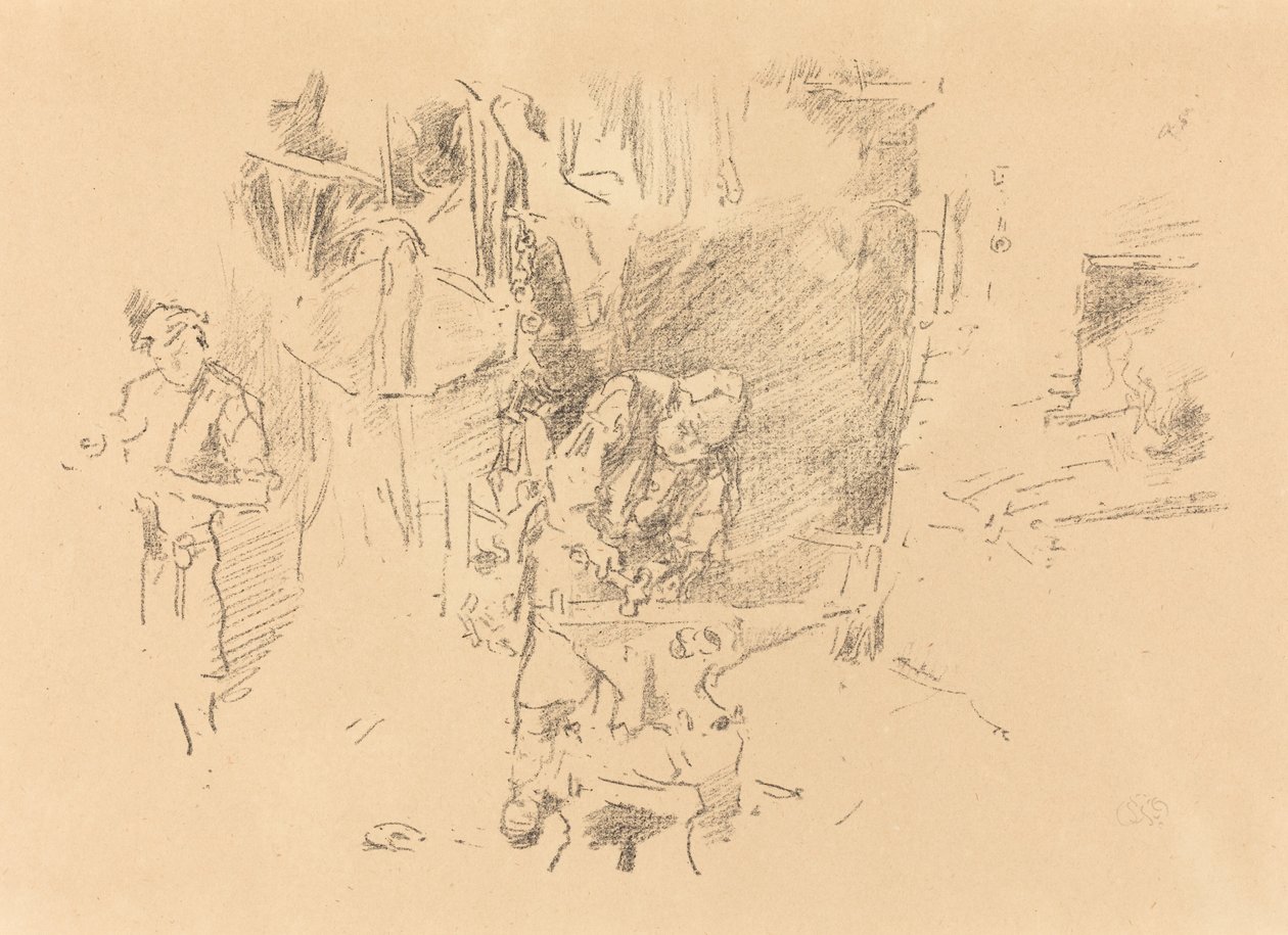 Den solrige smedje af James Abbott McNeill Whistler