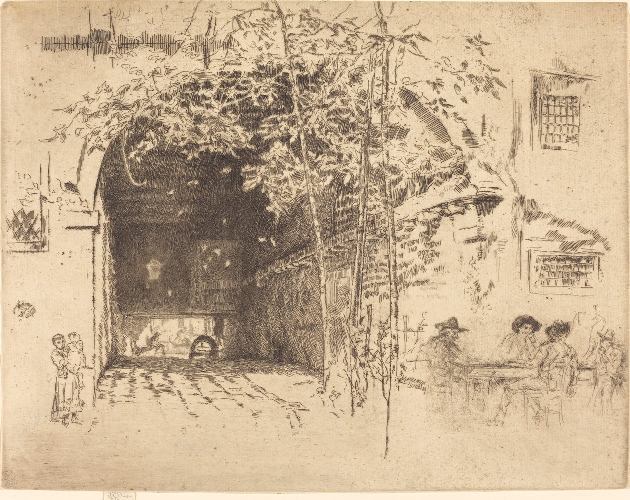 Færgen, No.II af James Abbott McNeill Whistler