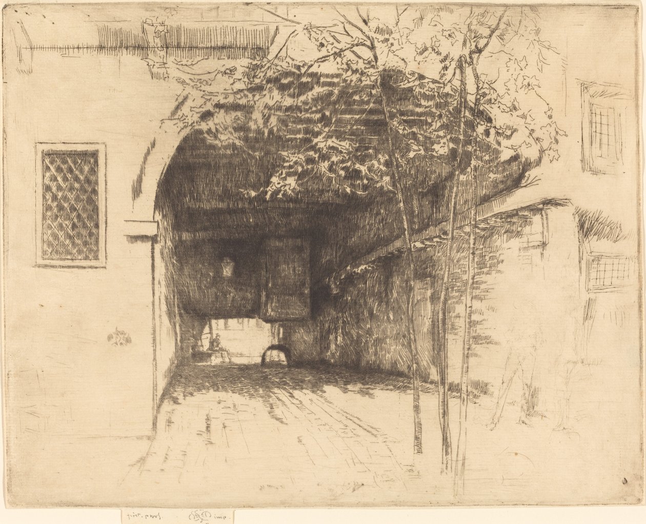 Færgen, No.I af James Abbott McNeill Whistler