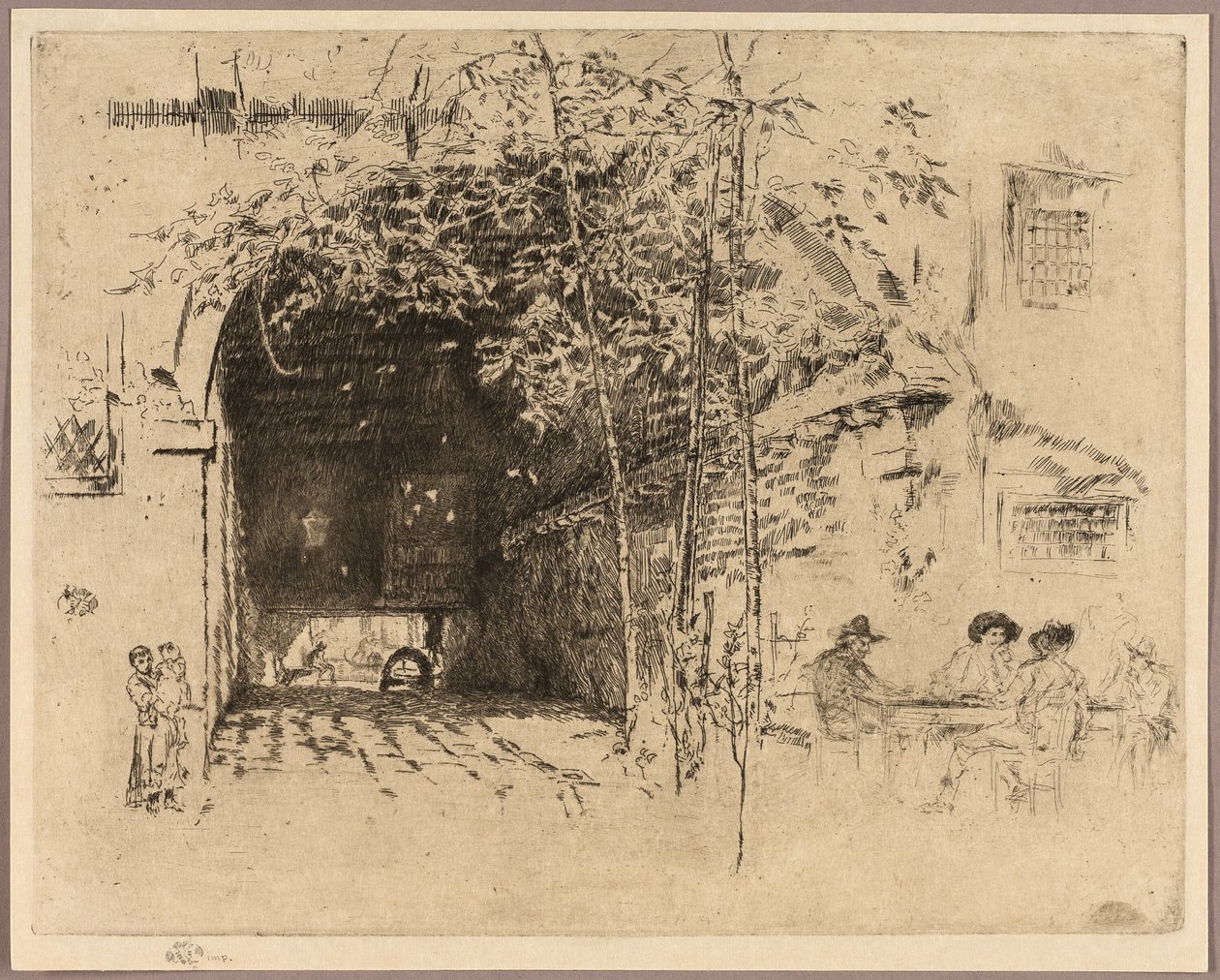 Færgen, nr. 2 af James Abbott McNeill Whistler