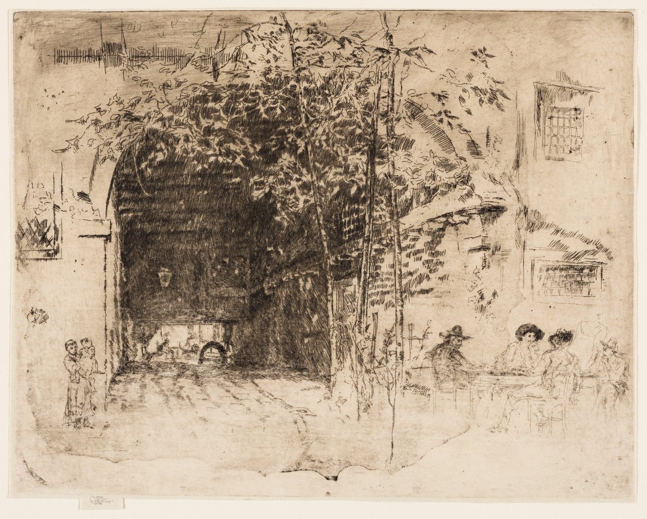 Færgen, nr. 2 af James Abbott McNeill Whistler