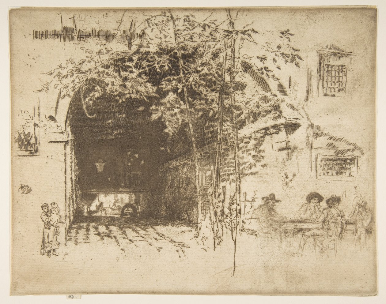 The Traghetto, nr. 2 af James McNeill Whistler