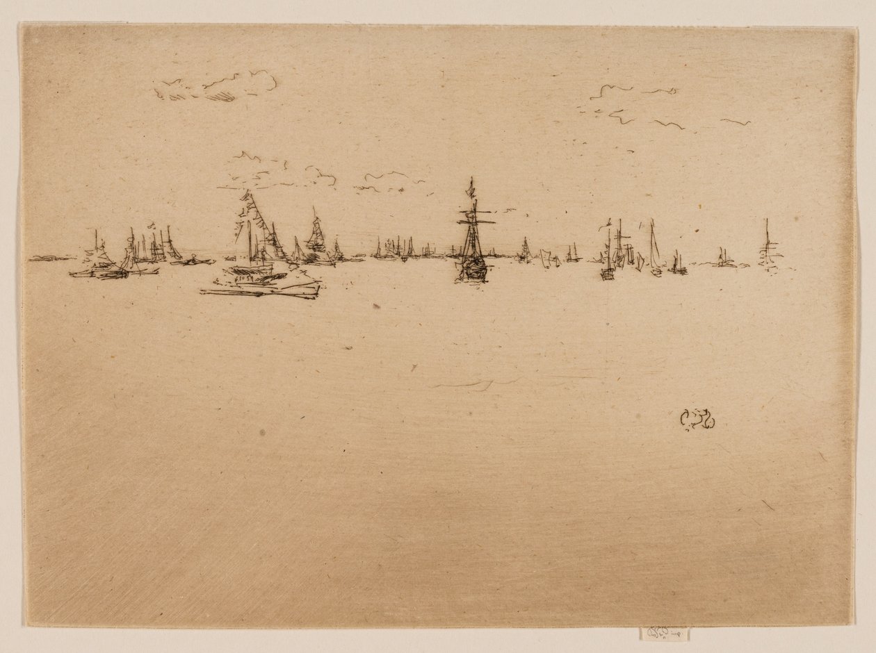 Skibet med tårnet af James McNeill Whistler