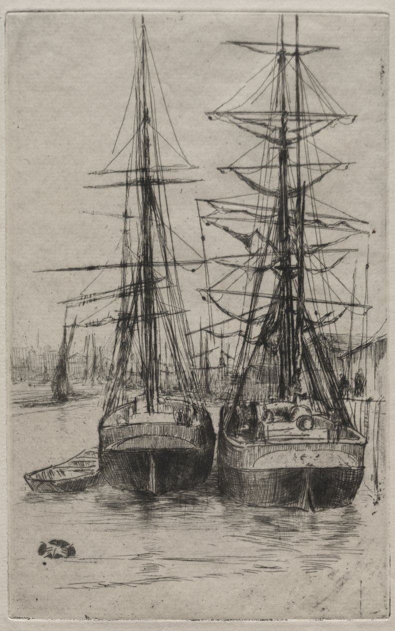 De to skibe af James McNeill Whistler