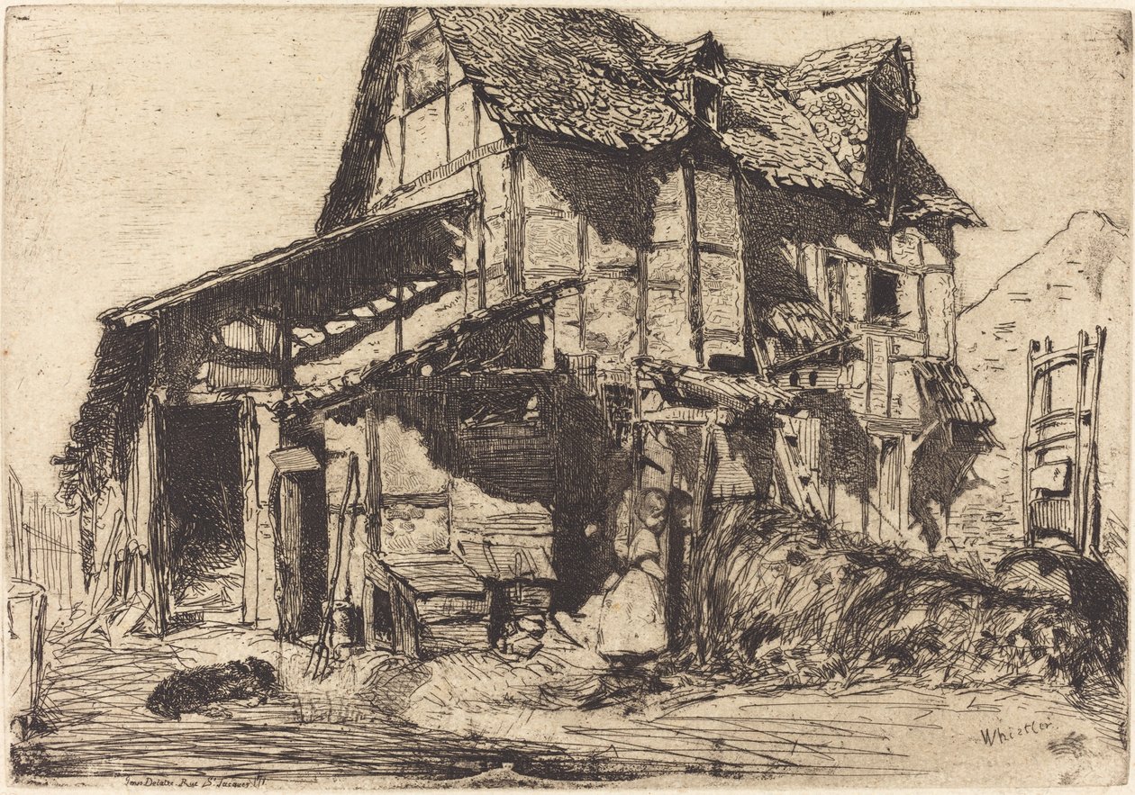 Den usikre bolig af James Abbott McNeill Whistler
