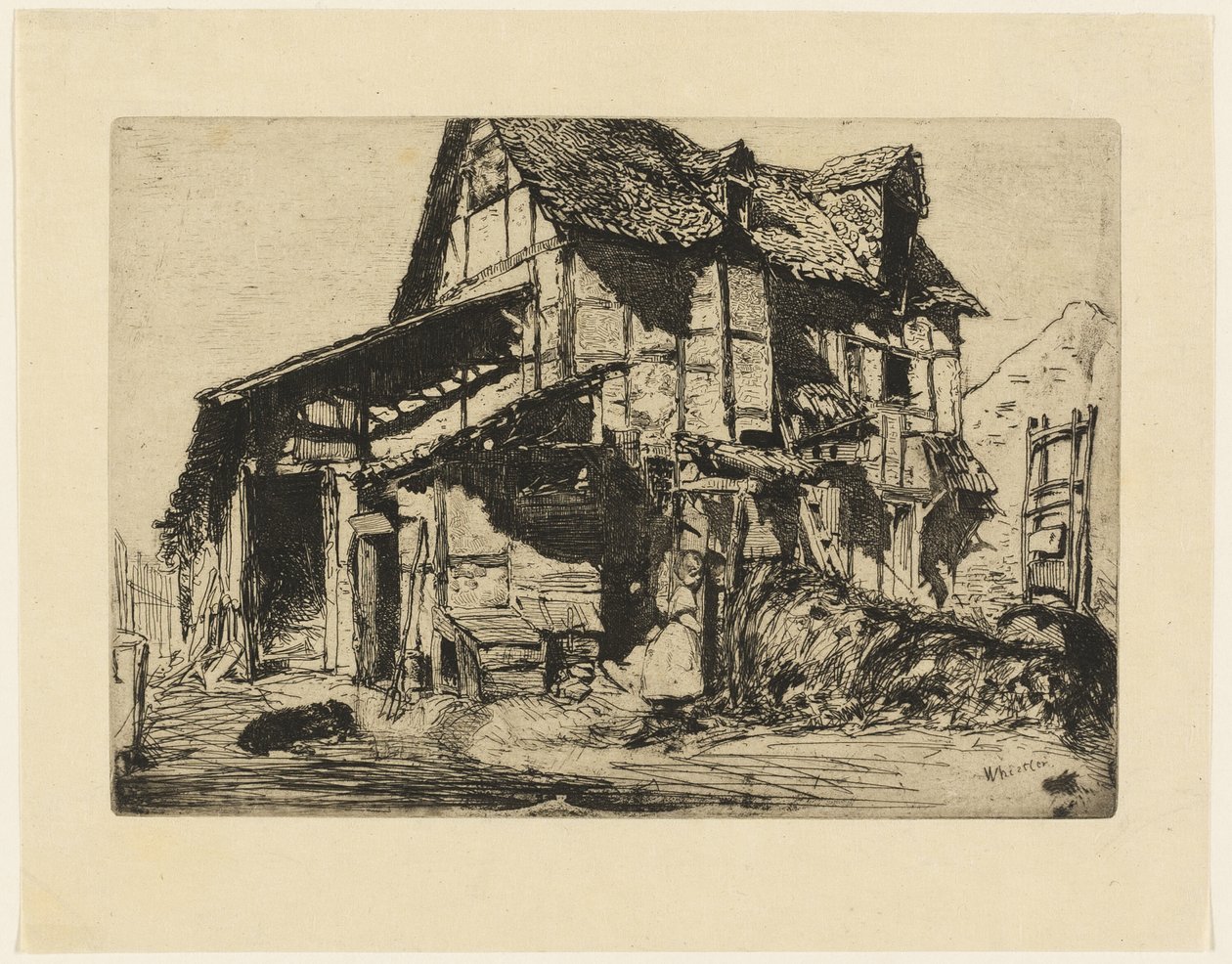 Den usikre bolig af James Abbott McNeill Whistler