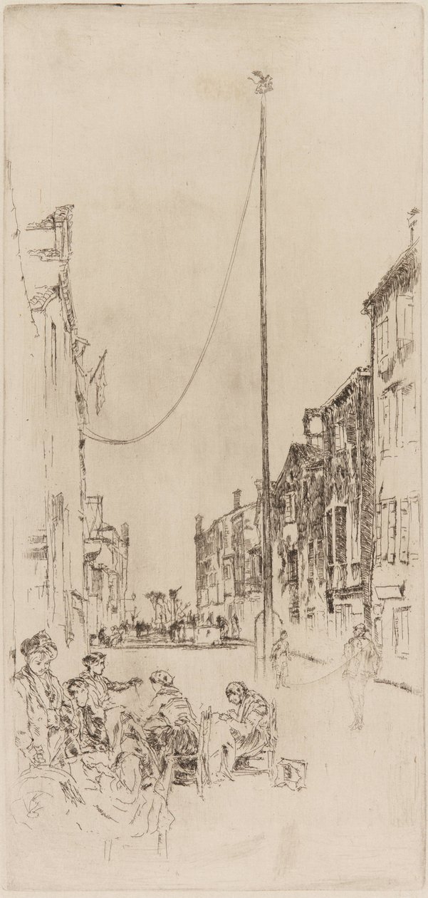 Den venetianske mast af James Abbott McNeill Whistler